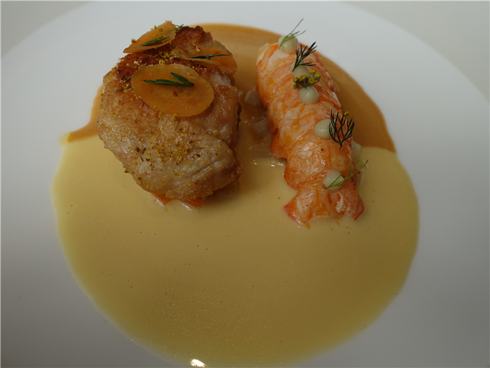 langoustine and sweetbread